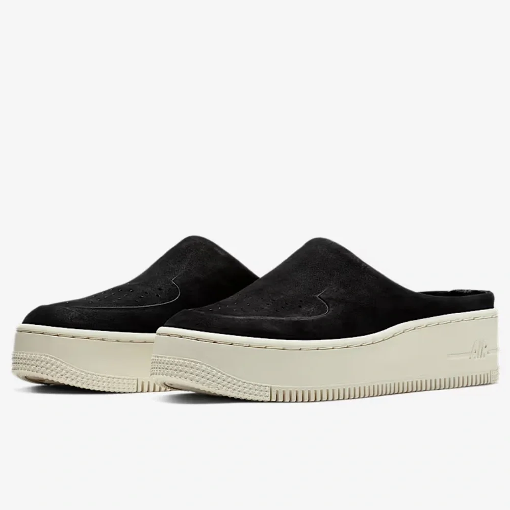 Nike Air Force 1 Lover XX Premium Black BV8249-001 Mule Shoes Women's Sz‎ 9